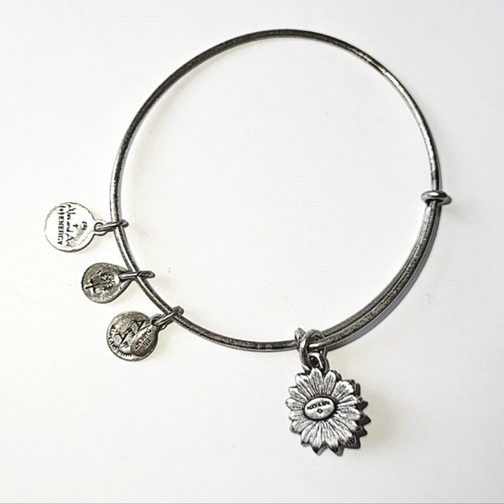ALEX AND ANI CHRYSANTHEMUM BANGLE BRACELET - Picture 6 of 6